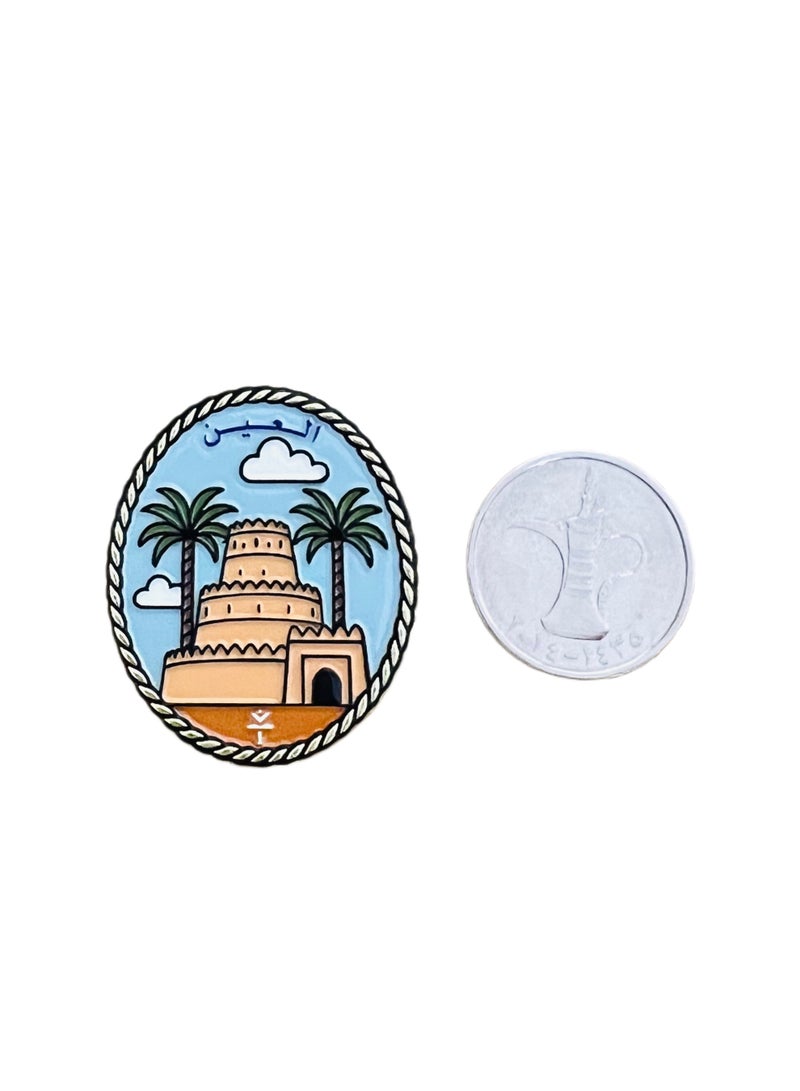 SEDRA | Premium Elegant Heritage Al Ain Magnetic Badge - Image 2